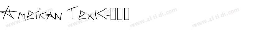 American TextC字体转换